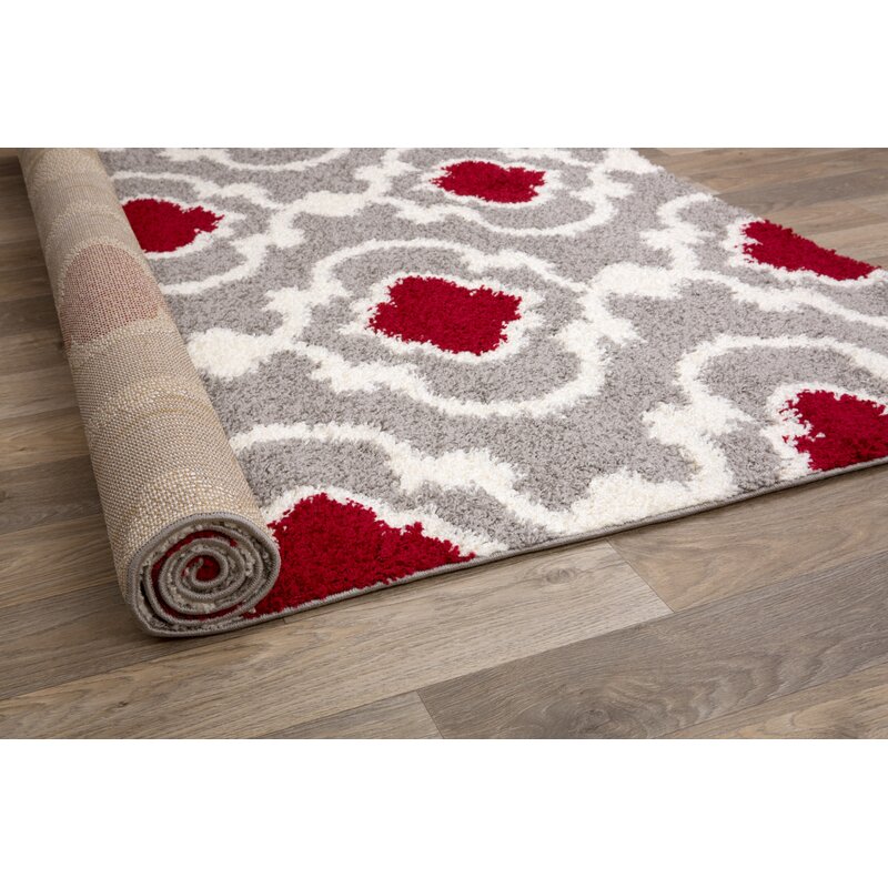 Andover Mills™ Hegwood Performance Redgray Rug And Reviews Wayfair 4558